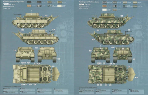 Takom Models - 2101  WWII Bergepanther Ausf A Tank w/Full Interior Kit