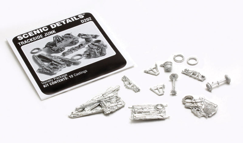 Woodland Scenics HO D202 Trackside Junk Kit
