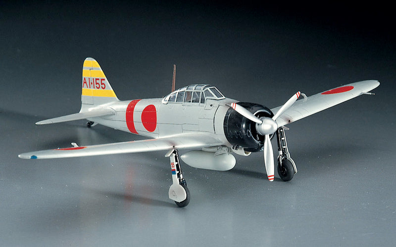 Hasegawa Models 451 Mitsubishi Zero carrier fighter type 21 1:72 SCALE MODEL KIT