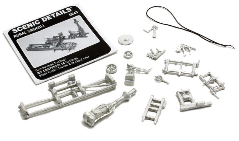 Woodland Scenics HO D243 Rural Sawmill Kit