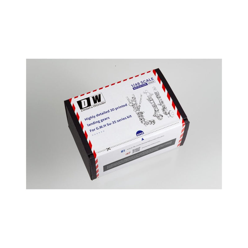 Detail & Wonder Studio 1/48 Su-35 Landing Gear for G.W.H Kit