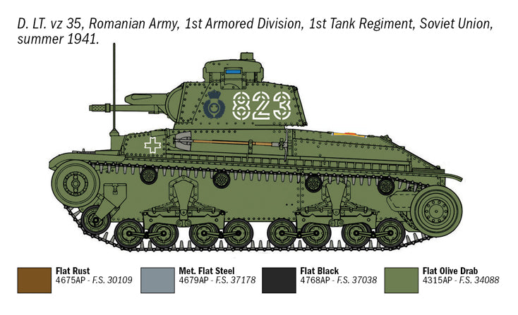 Italeri 7084 - SCALE 1 : 72 Pz. Kpfw. 35(t)