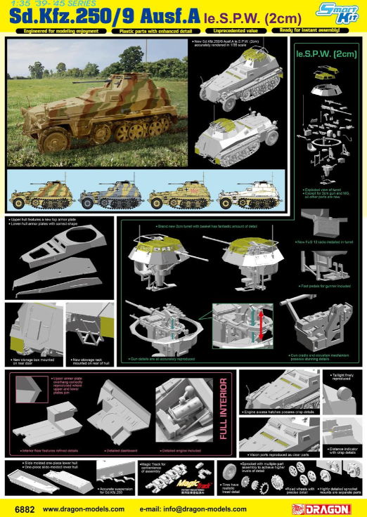 DML Military 6882 Sd.kfz.250/9 Ausf.A 1:35