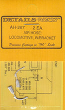 Details West HO 267 Locomotive Air Hose with Bracket (2)