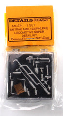 Details West HO 271 Amtrak AMD-103 (P40, P42) Locomotive Super Detail Kit