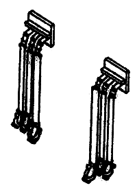 Details West HO 294 MU Hoses 3-Cluster 36" (4-Pack)