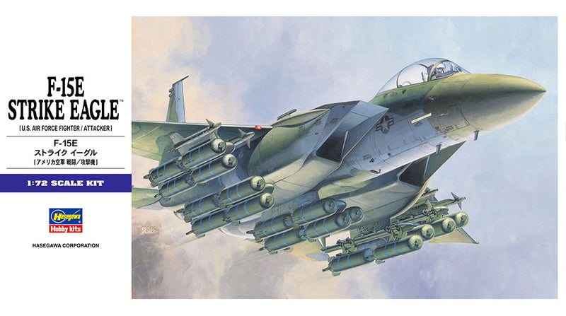 Hasegawa Models 1569 F-15E Strike Eagle 1:72 SCALE MODEL KIT