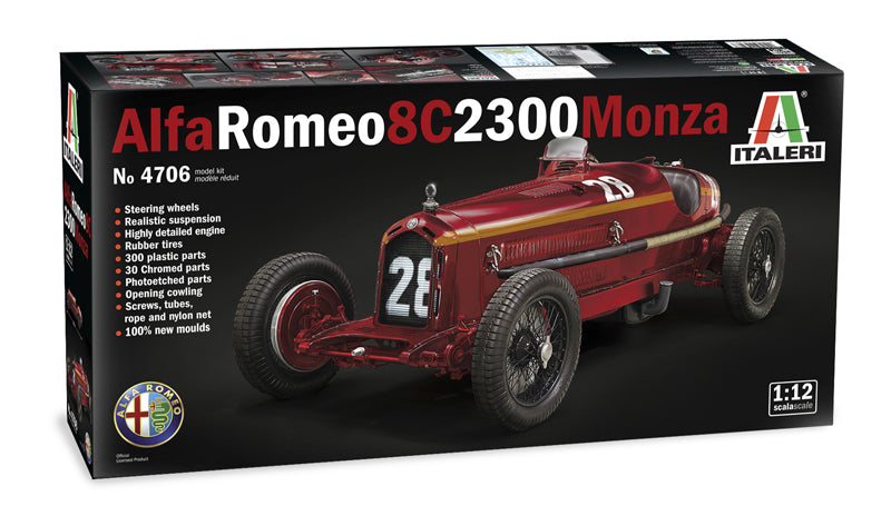 Italeri 4706 - SCALE 1 : 12 ALFA ROMEO 8C 2300 Monza