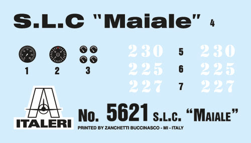 Italeri 5621 S.L.C. MAIALE with crew 1:35