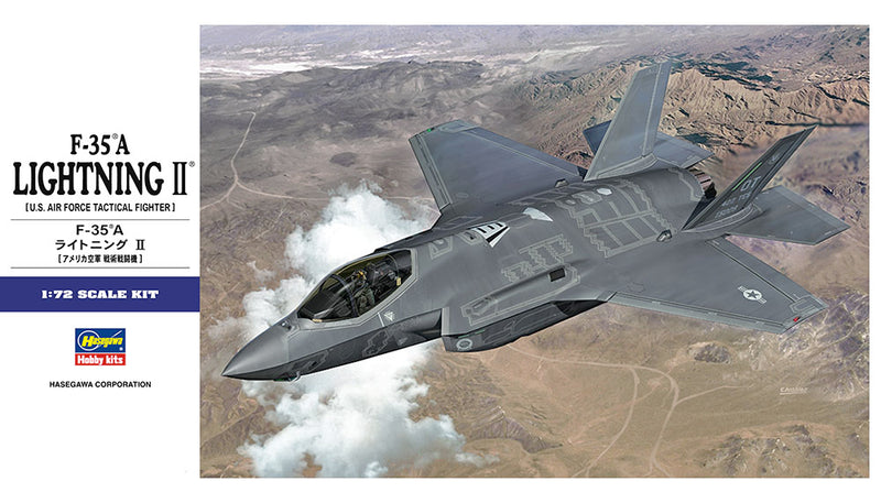 Hasegawa Models 1572 F-35A Lightning II 1:72 SCALE MODEL KIT