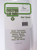 Evergreen Scale Models 4100 6" x 12" V-Groove Sheet .040" x .100"
