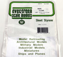 Evergreen Scale Models 9005 Styrene Sheet Clear - 6 x 12" 15.2 x 30.5cm -- .005" .01cm pkg(3), A Scale