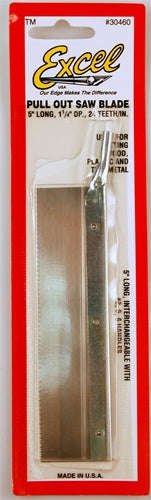 Excel 30460 5" x 1-1/4" with 24 TPI Pull Out Saw Blade