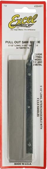 Excel 30491 5-1/2" x 1-1/4" with 54 TPI Pull Out Saw Blade