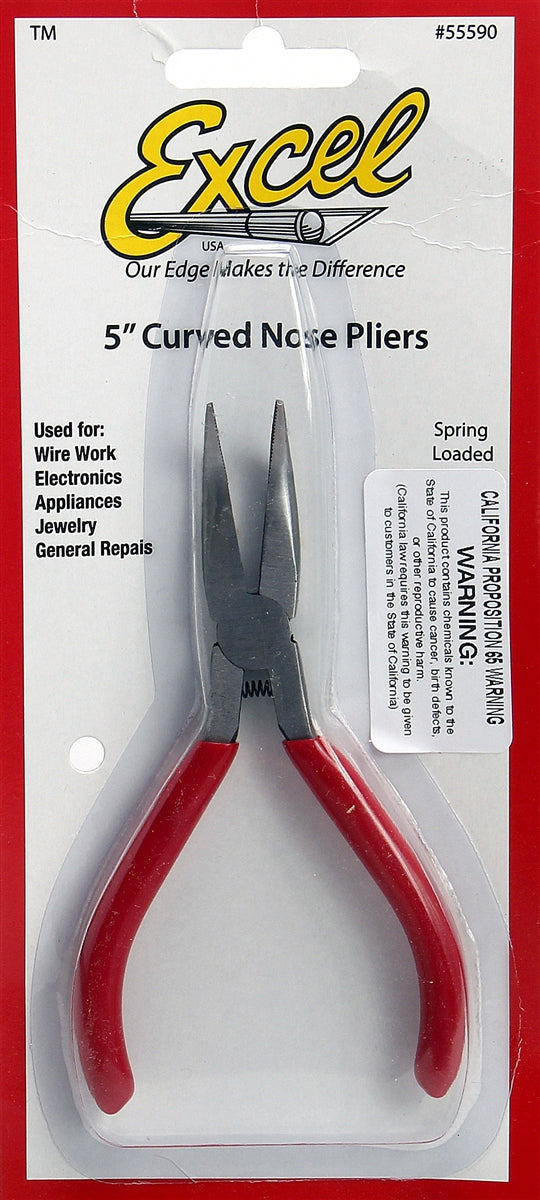 Excel 55590 5" Curved Nose Pliers