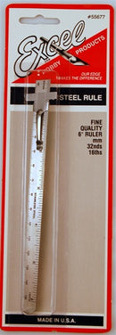 Excel 55677 6" Stainless Steel Ruler