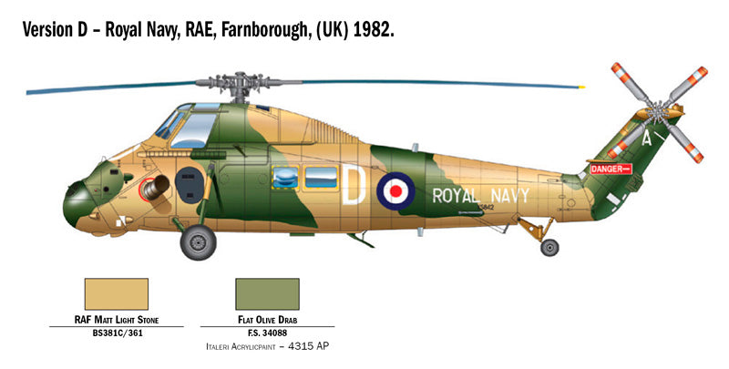 Italeri 2720 - SCALE 1 : 48 Wessex UH.5