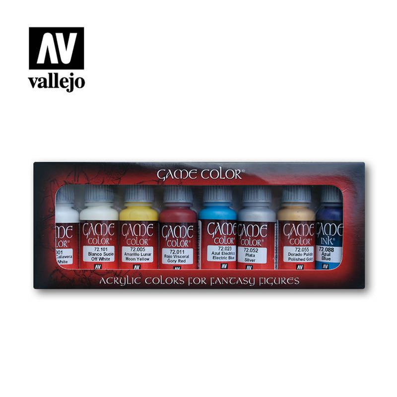 Vallejo Acrylic Paints 72300 Elves Gaming Color Paint Set (8-Pack)