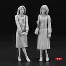 Hasegawa Models 29108 80's girls figures 1:24 Scale Model Kit