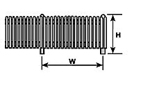 Plastruct HO 90460 FEN-34 Fences & Railings, 1:100