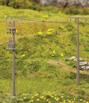 Faller HO 180928 Utility Pole Kits (4)