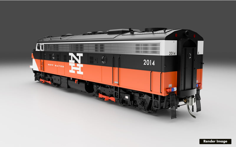 PREORDER Rapido 014620 HO EMD FL9 Rebuilt/Modernized Version - Sound and DCC -- Connecticut DOT