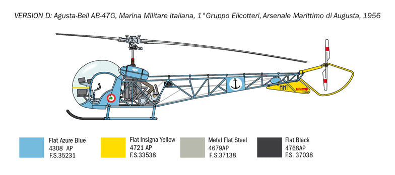 Italeri 2820 - SCALE 1 : 48 OH-13 Sioux