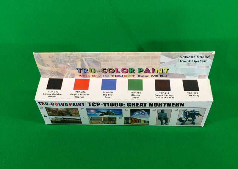 Tru-Color Paint 11000 Great Northern Railroad Paint Set (6-Pack of 1oz Bottles)