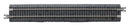 Atlas N G2401 True Track with Gray Ballast, 6" Straight (6)
