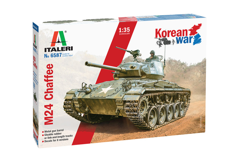 Italeri 6587 - SCALE 1 : 35 M24 Chaffee Korean War