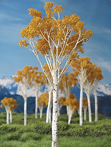 Grand Central Gems T17 Fall Aspen Trees, 5-7" (10)