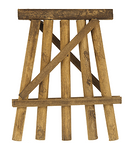 Grand Central Gems O TB13 Small Wooden Truss Bridge Bents, 5.5" (5)