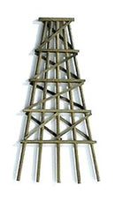 Grand Central Gems HO TB4 Extra Large Wooden Truss Bridge Bents, 9" (5)