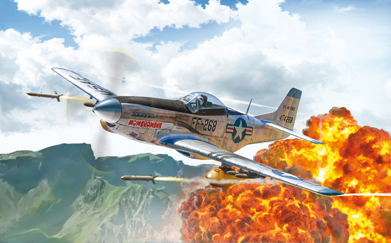 Italeri 1452 - SCALE 1 : 72 North American F-51D Mustang Korean War