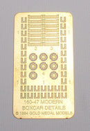 Gold Medal Models N 160-47 Modern Box Car Details (Parts for 6 Cars)