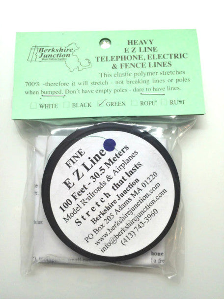 EZ Line Heavy Green Model Railroads/Airplanes, 100 Feet