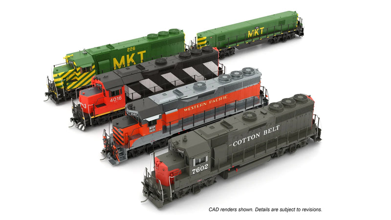 PREORDER Rapido 040537 HO EMD GP40 (DC/DCC/Sound): Western Pacific - Zephyr: