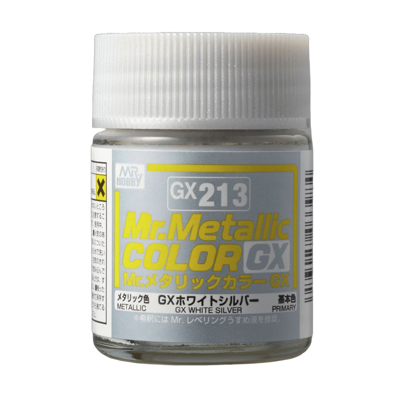 Mr. Hobby GX213 METALLIC WHITE SILVER