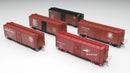 PREORDER Rapido 182001 HO 1937 AAR 40' Boxcar CN Version 6-Pack - Ready to Run -- Canadian National Set