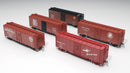 Rapido 181006 HO 1937 AAR 40' Boxcar w/Round Corner 6-Pack - Ready to Run -- Nickel Plate Road Set