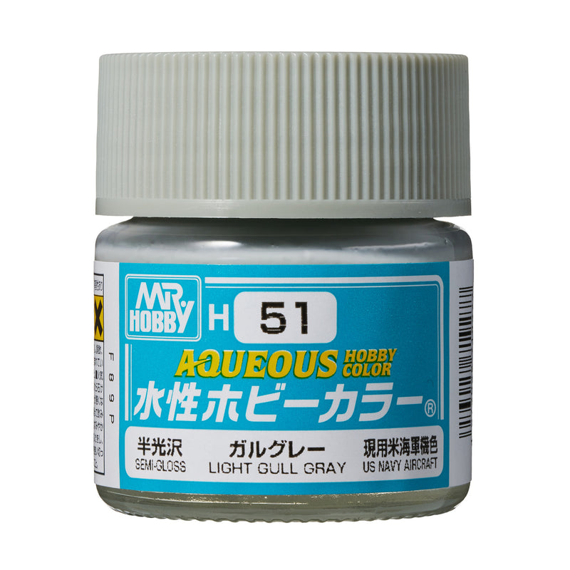 Mr. Hobby H51 GLOSS LIGHT GULL GRAY 10M