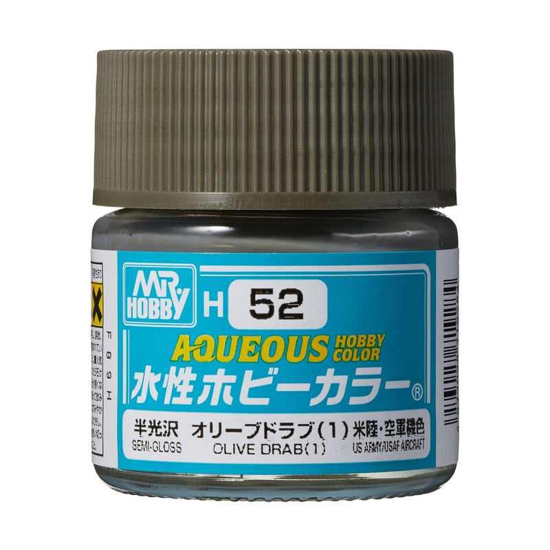 Mr. Hobby H52 SEMI GLOSS OLIVE DRAB