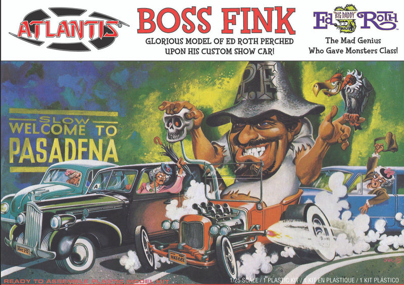 Atlantis Models 1271 Ed Big Daddy Roth Boss Fink 1/25