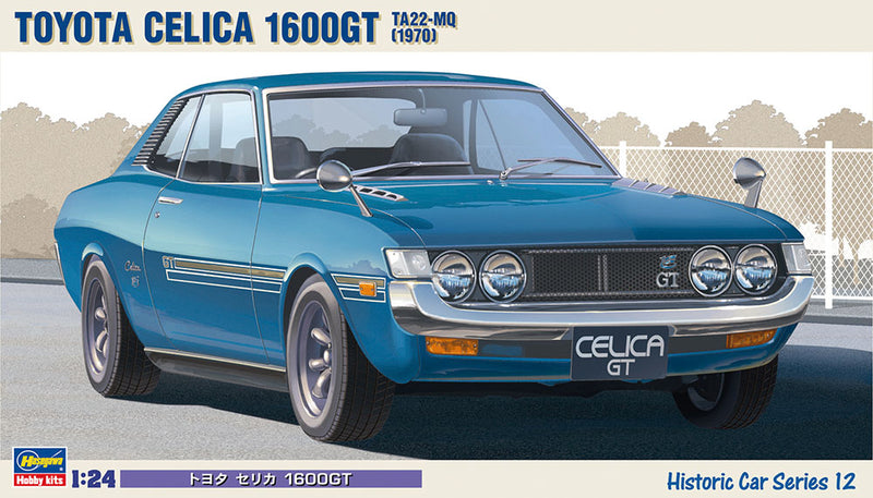 Hasegawa Models 21212 Toyota Celica 1600GT “1970” 1:24 Scale Model Kit