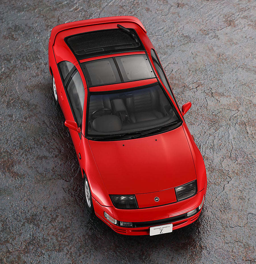 Hasegawa 1/24 Nissan 300ZX 黄色￼ エンジン付き 1/24 Nissan Fairlady 300ZX Turbo Model Kit
