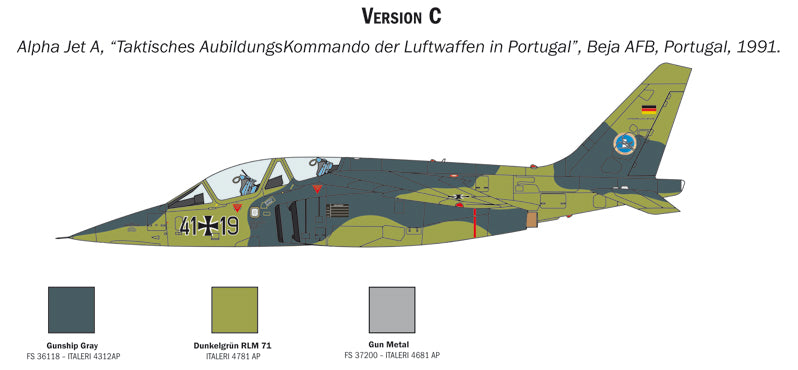 Italeri 2796 - SCALE 1 : 48 Alpha Jet A/E