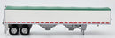 HO Logistics Replicas HO 466 39' Covered Grain Trailer , Green Tarp