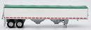 HO Logistics Replicas HO 466 39' Covered Grain Trailer , Green Tarp