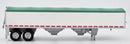 PREORDER HO Logistics Replicas HO 466 39' Covered Grain Trailer , Green Tarp