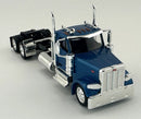 HO Logistics Replicas HO 589061 Peterbilt 589 2-Axle Day-Cab Semi Tractor, Metallic Blue